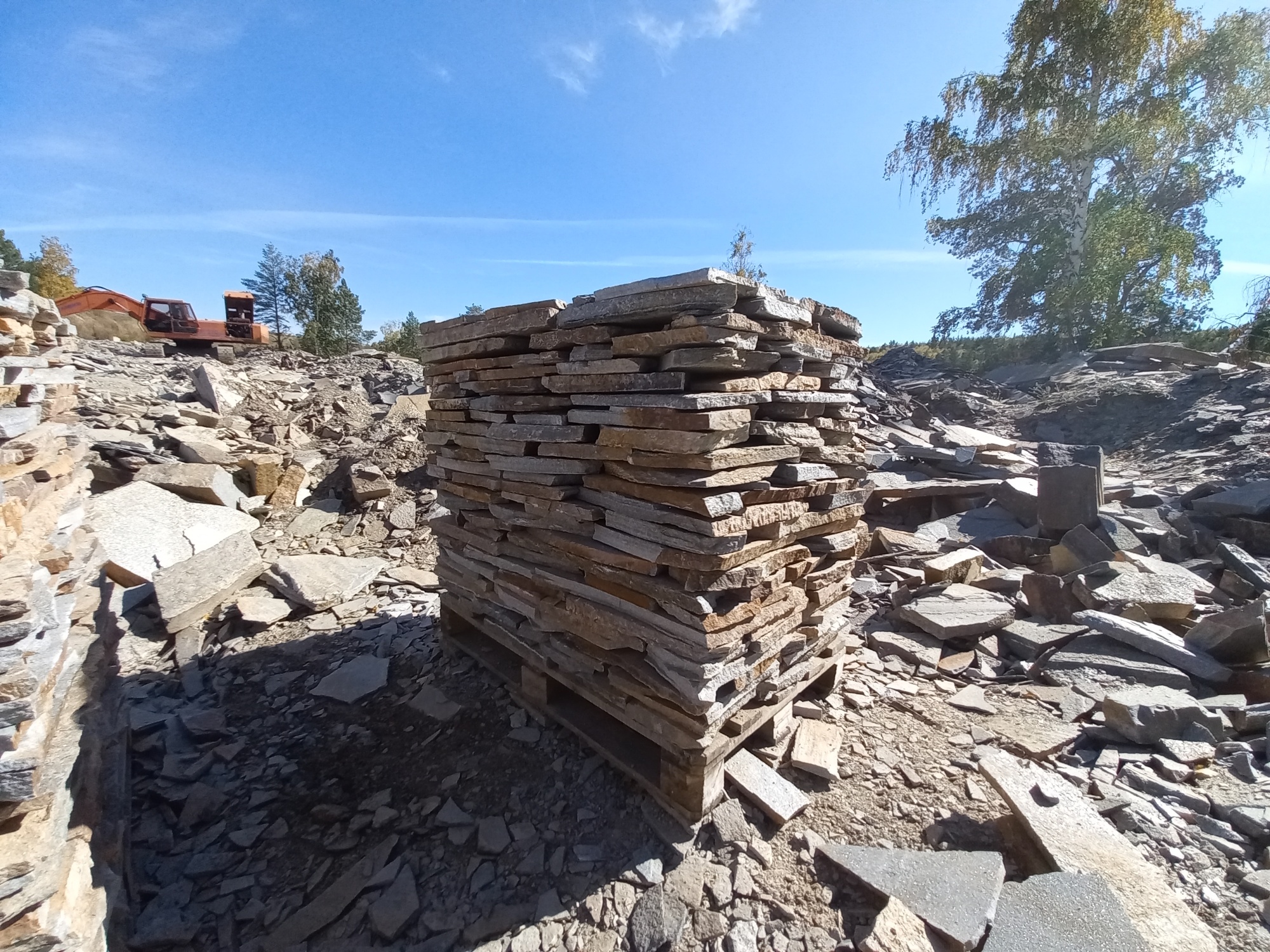 Плитняк златолит серебристый для мощения на бетон купить в Ставрополе