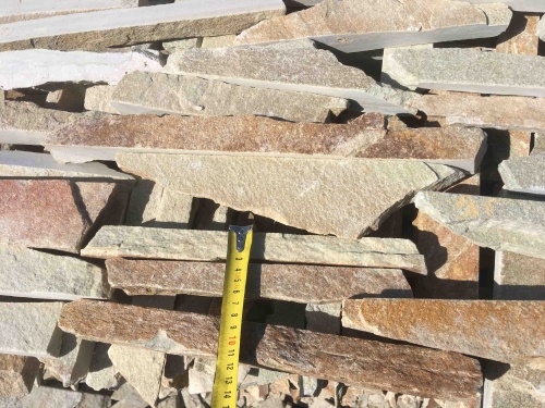 Горбушка златолит золотистый для облицовки купить в Ставрополе