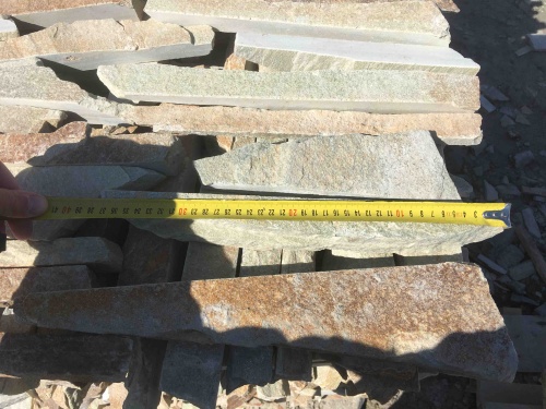 Горбушка златолит золотистый для облицовки купить в Ставрополе