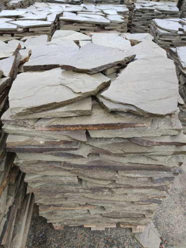 купить песчаник для дорожек серо-зелёный